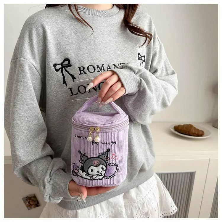 (NEW) TAS KOSMETIK LUCU/TAS EMBER/TAS SERBA GUNA/TAS PENYIMPANAN KARAKTER KUROMI,CINAMOROLL,MELODY 3