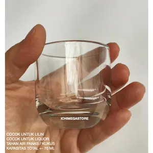 Gelas Lilin Liquor Glass Candle Glass Shot Glass Gelas Mini ICHIMEGASTORE