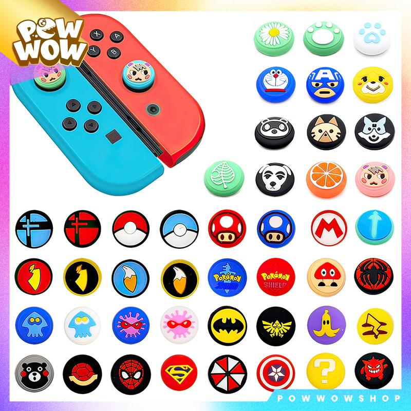 Sẵn VN Oled V1 V2 Lite Nút Bọc Analog Dành Cho Joycon Của Máy Game Cầm Tay Console Nintendo Switch Phong Cách Anime Manga