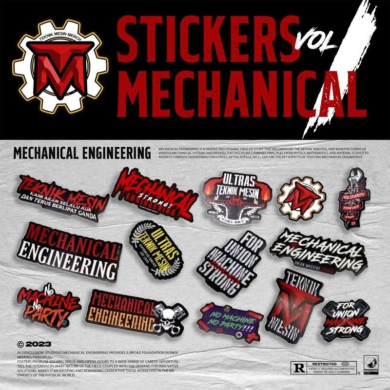 STICKER PACK vol. 1 (TEKNIK MESIN) - Shop | Tokopedia