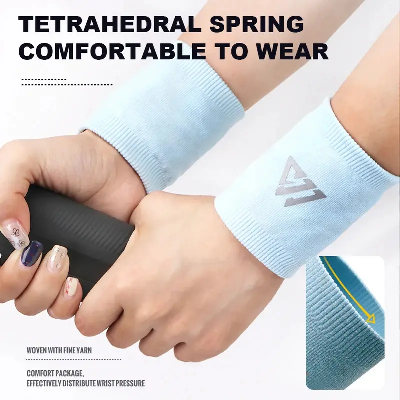 1 pc WRELS Protective Wrist Basketball Fitness Wristband Sport Sweatband Hand Band Wrist Support Tennis Elastic Wristband Wrist 3