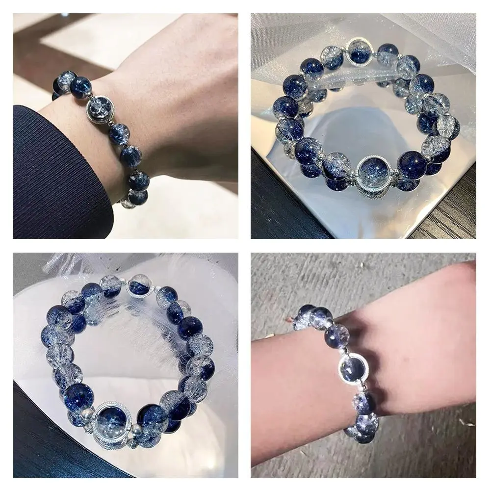Adjustable Pink Shimmer Bead Stone Fashion Bracelet For Little Girls New Imitation Austrian Bracelet For Everyday Parties