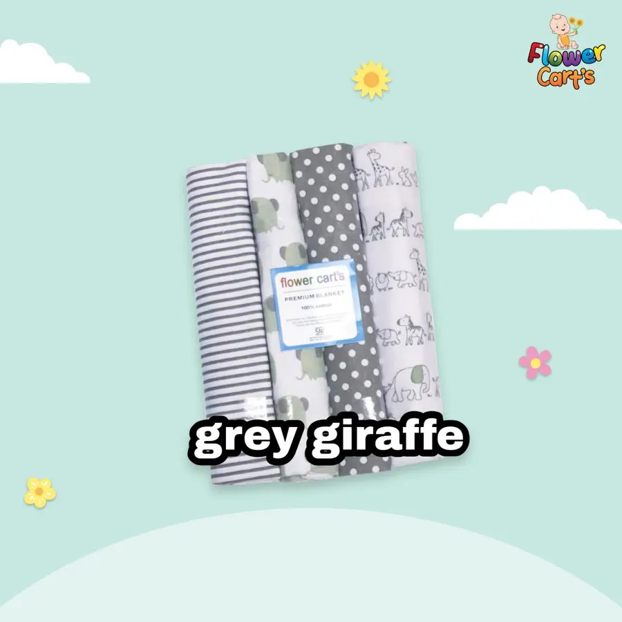 Grey Giraffe New (4pcs)