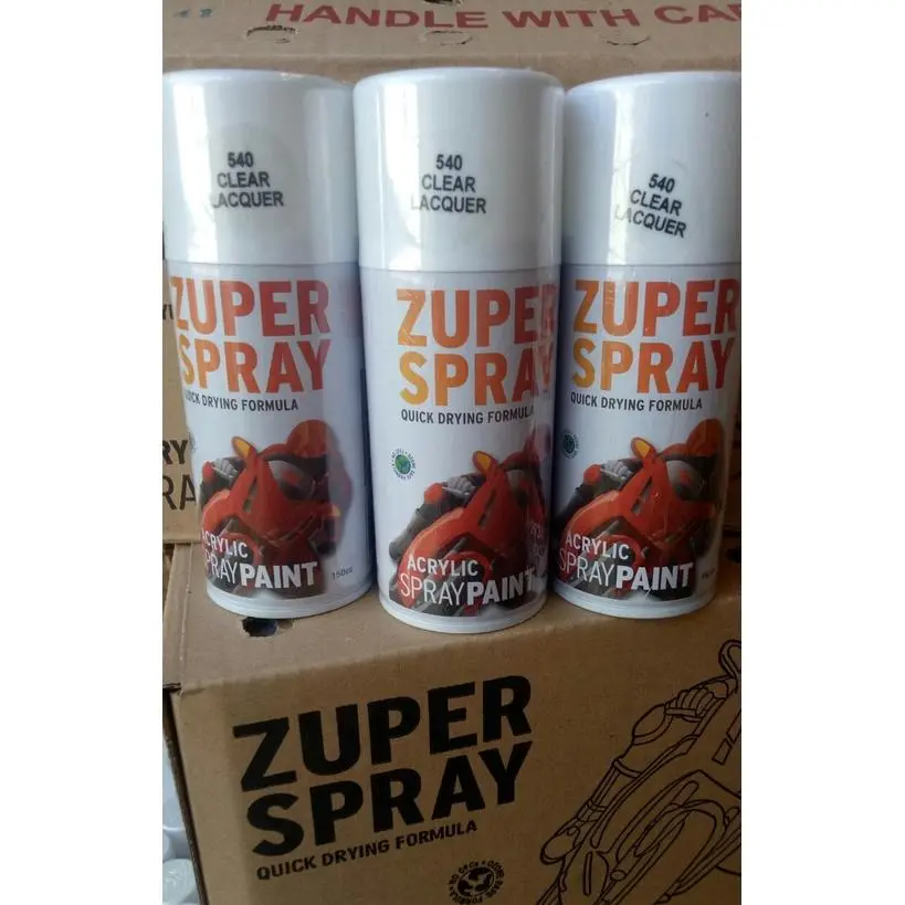 pilok pilox zuper clear lacquer 540 150cc zuper spray clear pernis bening p540