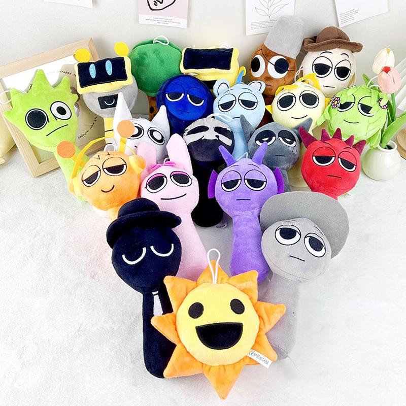 Product Introduction of Đồ Chơi Nhồi Bông Sprunki, Chủ Đề Trò Chơi Kinh Dị Incredibox, Thú Nhồi Bông Mềm, Thích Hợp Cho Sinh Nhật Và Giáng Sinh Của Trẻ Em, Tuyệt Vời Làm Quà Tặng 17