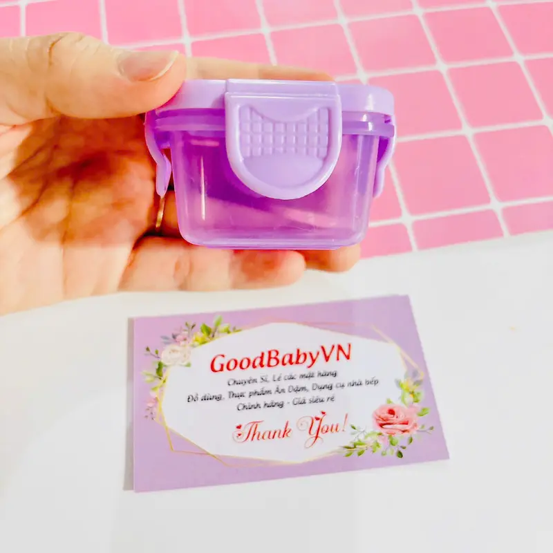 Hộp Trữ Đông ,Khay Trữ Đông Có Nắp 60ml Bảo Quản Đồ Ăn Dặm Cho Bé Goodbabyvn 7