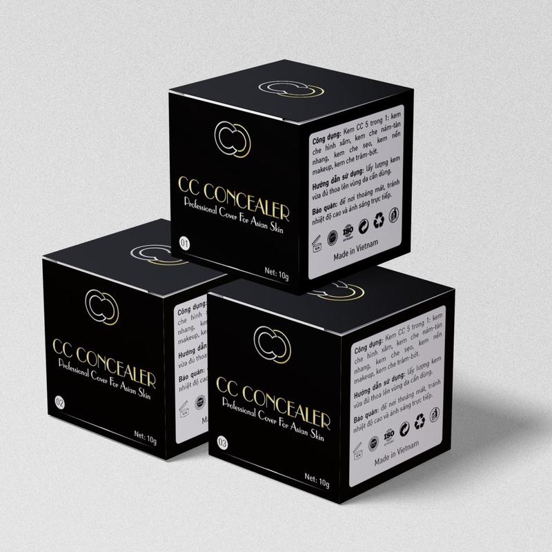 Kem che xăm che khuyết điểm tự khô (10g) Mỹ Phẩm Cosmetic Nữ