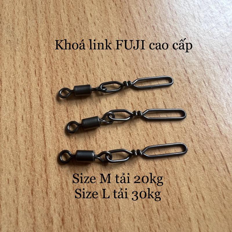 Khoá link FUJI lọt khoen cao cấp chuyên câu lure vỉ 3 cái Câu Cá Bắt Cá Fishing Đi Câu