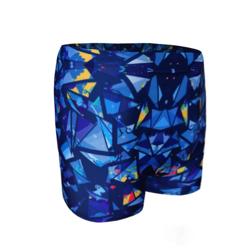 Product Introduction of Adult Men's Swimming Trunks Fashionable Printed Boxers plus-Sized plus Size Quick-Drying Swimming Equipment Hot Spring Swimming Trunks 3