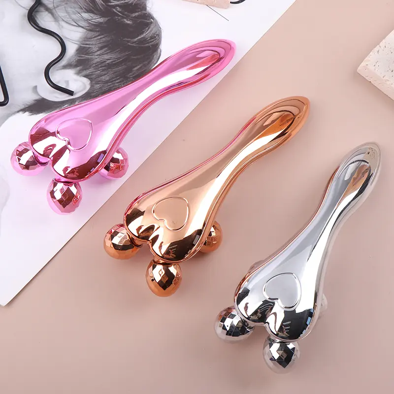 Cây Con Lăn Mát Xa, Dụng Cụ Mát Xa, Máy Massage Cơ Thể Lưng, Mũi, Mắt, Cổ, Dụng Cụ Làm Đẹp, Để Thư Giãn Và Bó Sát, Loại Bỏ Nếp Nhăn, Với Búa Cơ 3