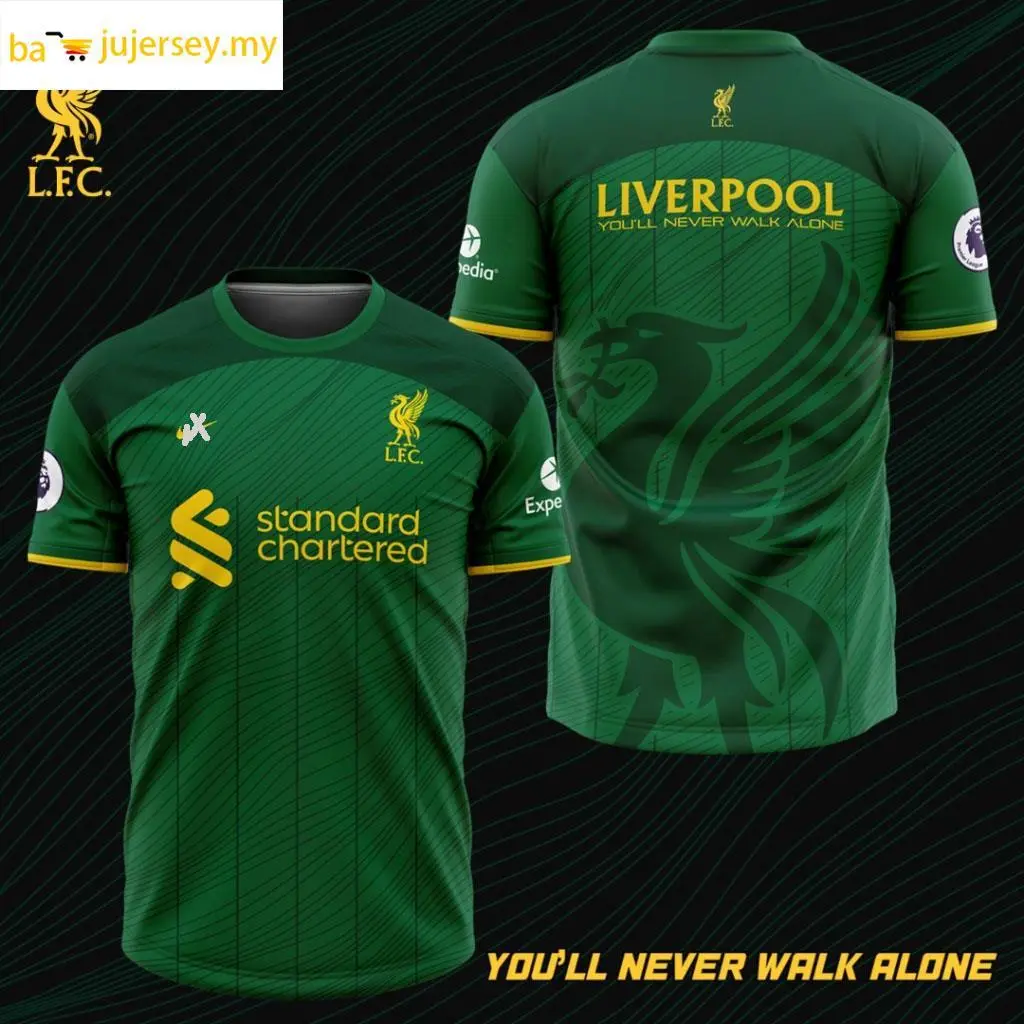 Printed Short Sleeve T-Shirt, LIVERPOOL 2025 24 Exclusive Design, Men's Style, 3D Print CUN AND BEAUTIFUL Adult Family