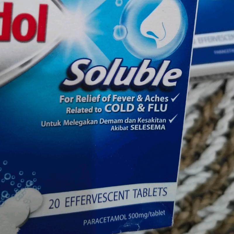 Panadol Soluble- Per Box isi 20 Tablet Dewasa& Anak 4