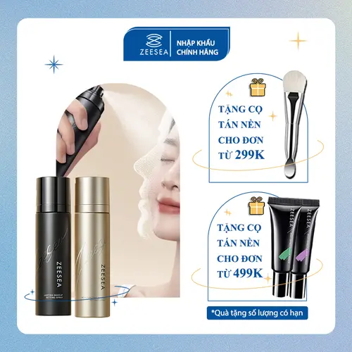 Chai xịt khoá cố định nền trang điểm tạo hiệu ứng bóng/lì ZEESEA  Lasting Makeup Setting Spray-NEW
