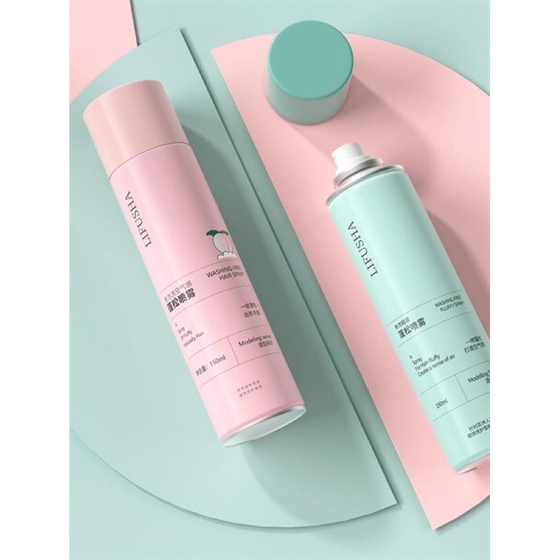 Chai xịt dầu gội khô Spes / LiFusha dry shampoo giúp tóc hết bết dính, bồng bềnh tức thì - chai 150ml