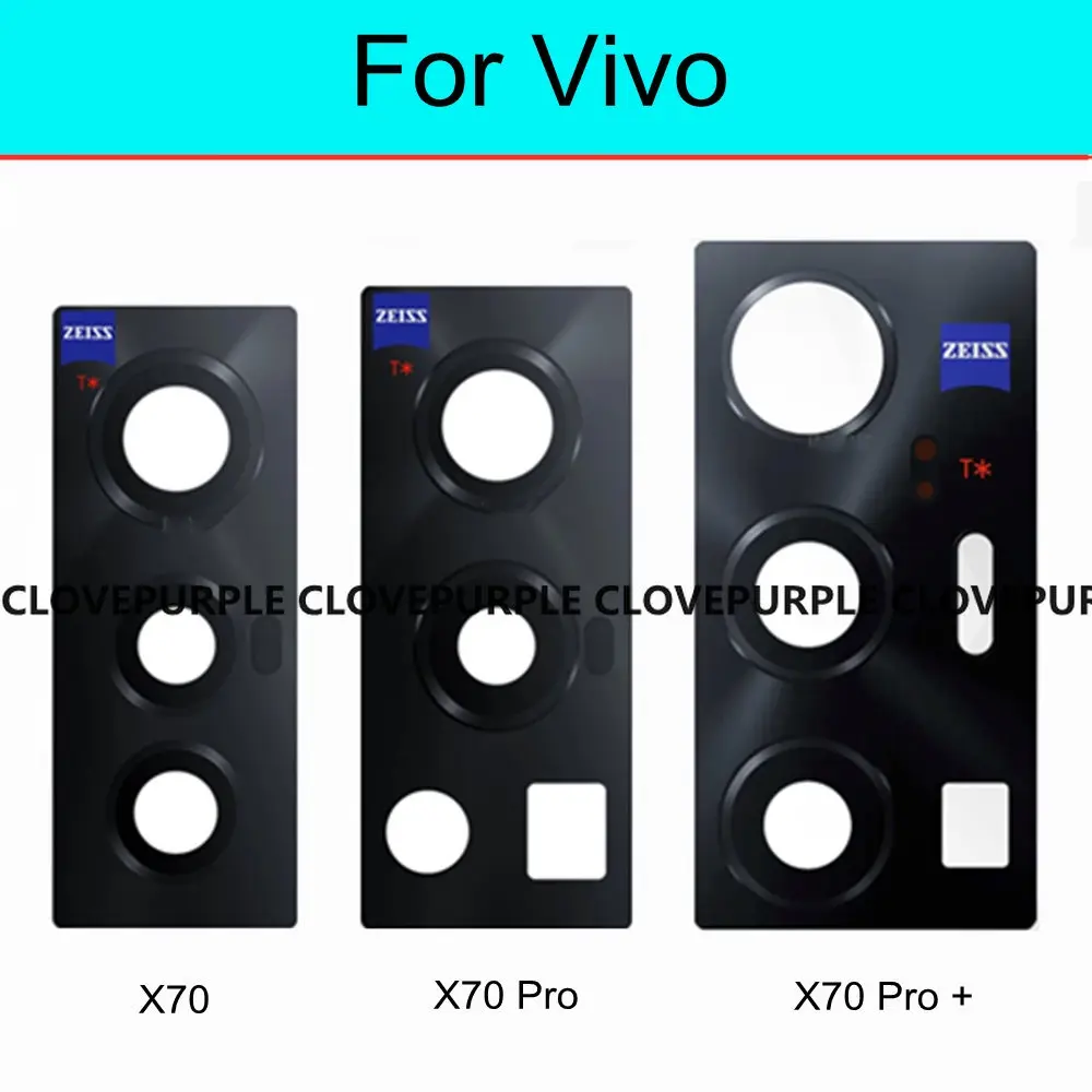 1X Rear Camera Glass Lens For VIVO X70 Pro + Back Main Camera Glass Lens Replacement