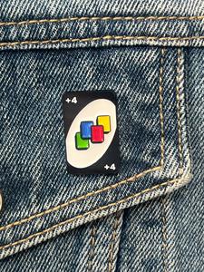 Broche de esmalte con diseño de tarjeta colorida, decoración de moda y personalidad para niños, hebilla para mochila escolar, accesorios de ropa, decoración para sombreros y bolsos