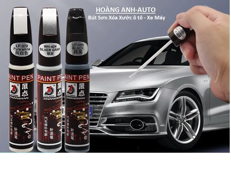 Bút Sơn Xóa Xước Ô Tô-Xe Máy, Hoàng Anh AUTO, Sử Lý Hiệu Quả và Tiết Kiệm Chi Phí vết xước xe