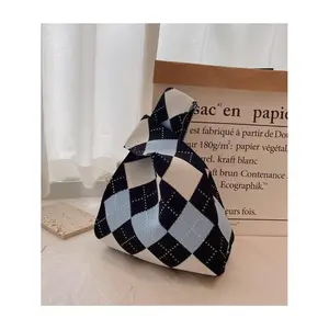 Tote Bag Wanita Unik Karakter Lucu Kanvas Premium Tas Tote Bag Anyaman Bunga Daisy Cantik dan Lucu