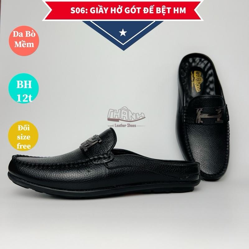 *FREE SHIP* S06 Giầy hở gót giầy sục nam đế bệt giầy lười nam trẻ trung êm ái thoáng mát chân mang lại sự sang trọng trẻ trung giày âu