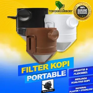 Filter Penyaring Kopi Portable Cone Coffee Dripper