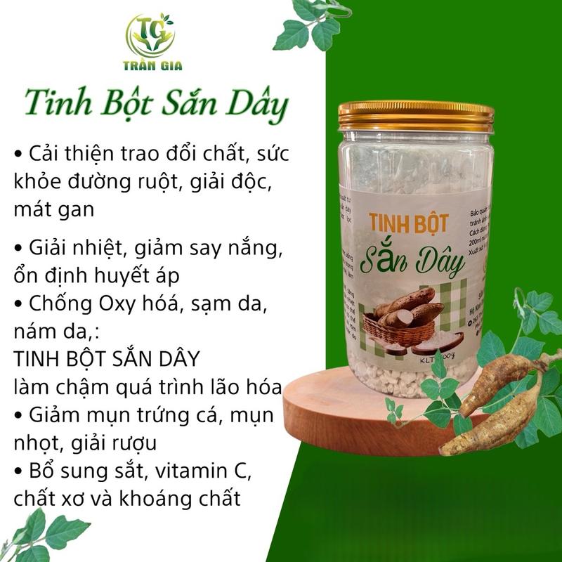 Tinh bột sắn dây Trần Gia hủ 500gr 0