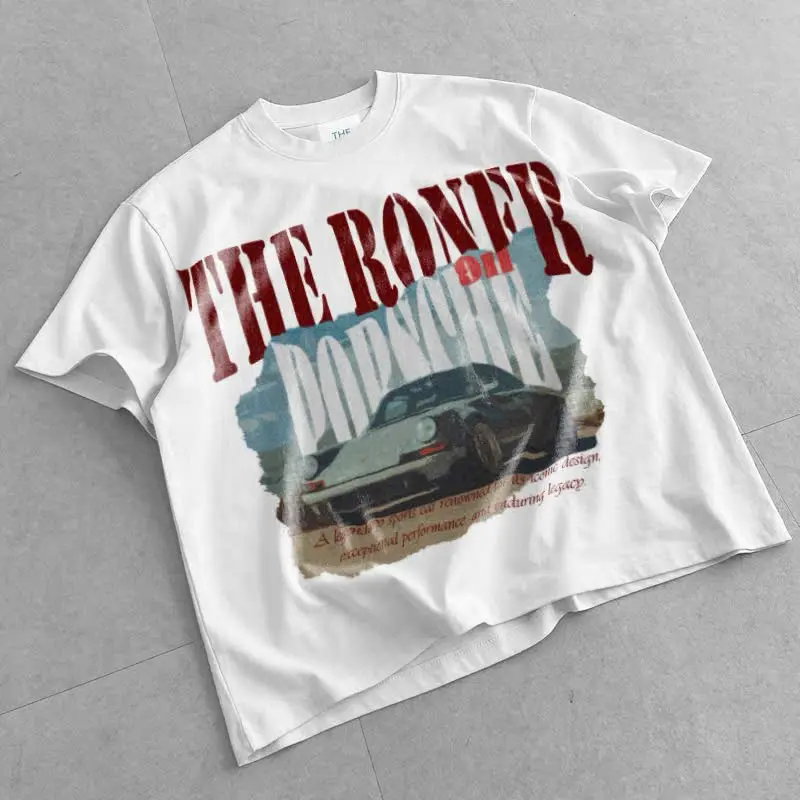 [TẾT25] Áo thun BOXY "Por911" THE RONER 100% Cotton Local Brand