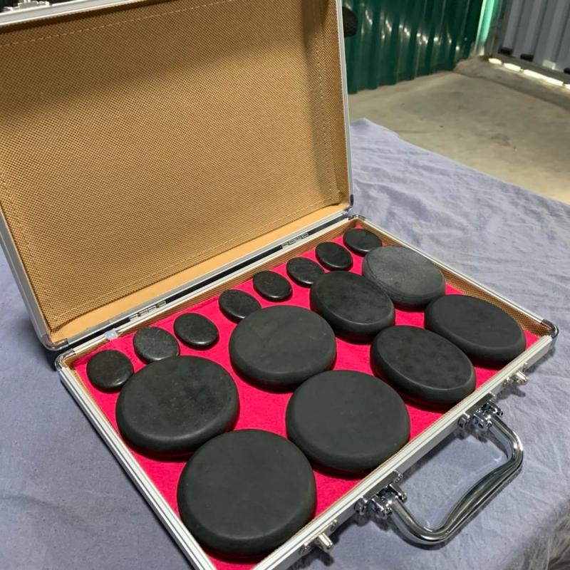 Máy làm nóng đá kèm 16 viên đá dùng cho massage