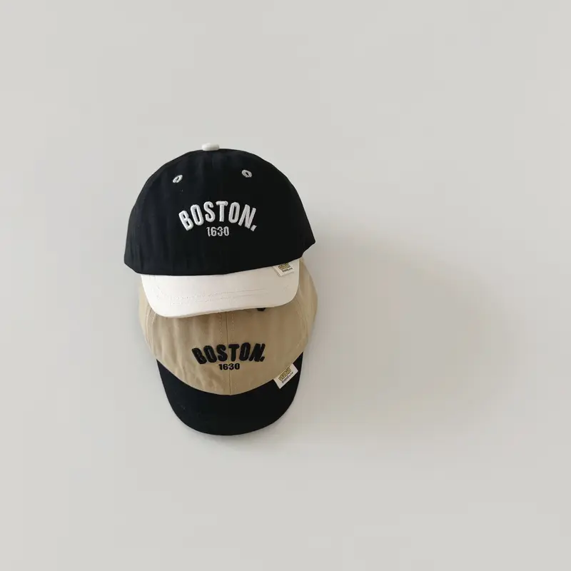 Mũ thêu chữ BOSTON cho bé 2 - 4 tuổi mẫu mới 2024 SuKids SK57 4