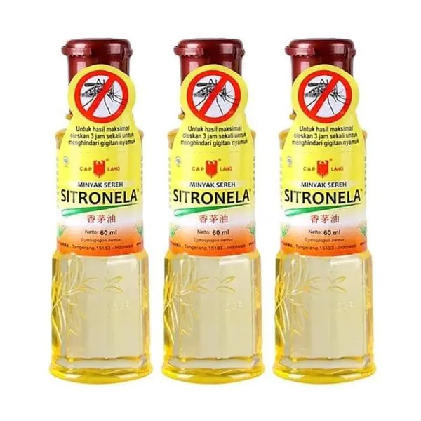 Cap Lang Minyak Sereh Sitronela Anti Nyamuk 60 ML Expired 2028