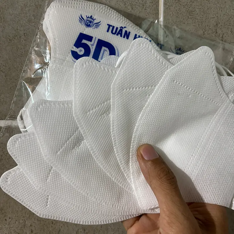 SET 100 Chiếc Khẩu Trang 5D Cao Cấp Hoàng Quân 2