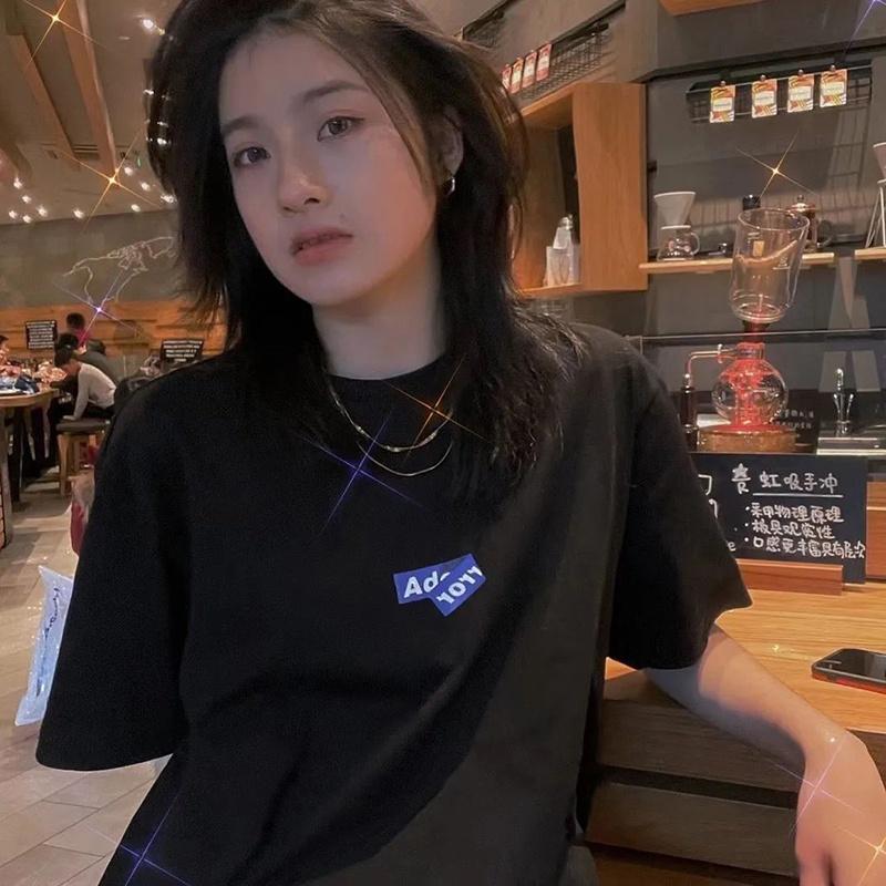  Áo Thun Nam Nữ Form Rộng Cotton Tay Lỡ  Áo Phông Cổ Tròn Basic Tee Oversize Trend Hè - Ad 