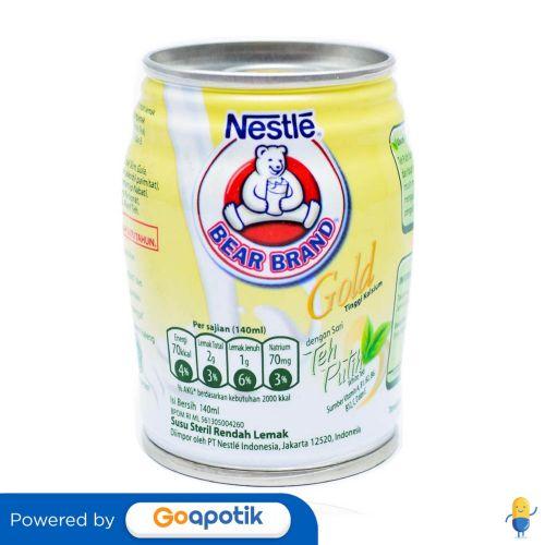 Gambar BEAR BRAND GOLD SUSU STERIL TEH PUTIH 140 ML KALENG dari Apotek K24 Bintang Farma_NEW Kota Bekasi Tokopedia
