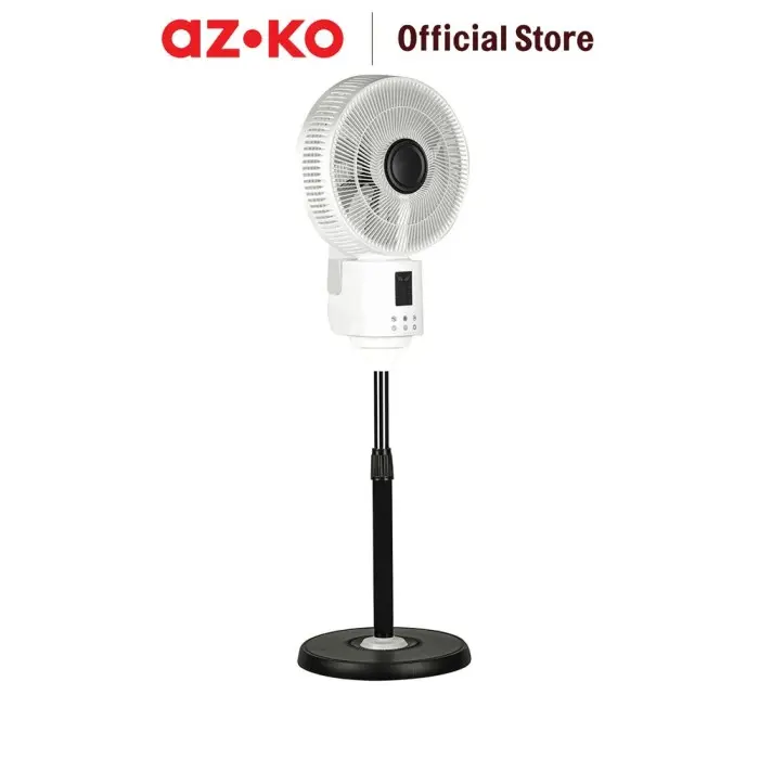 AZKO Krisbow 16 inci Kipas Angin Lantai Uap Dengan Remot 75 watt Standing Fan Penyejuk Ruangan Kipas Lantai 0