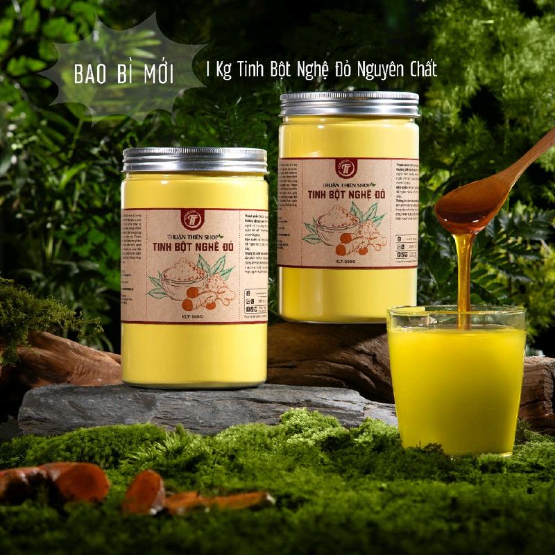 Tinh bột nghệ đỏ Thuận Thiên Hũ 1kg - pha uống
