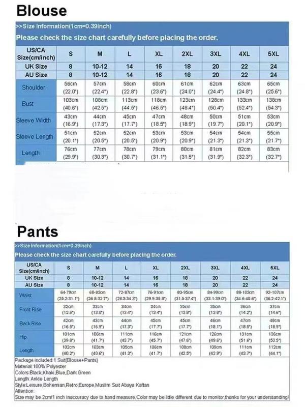 Product Introduction of 2024 Discount Middle East Muslim Long Sleeve Patch Pocket Hidden Placket Dyed Buckle Elastic Waist Trousers Shirt Outfit in Stock 1