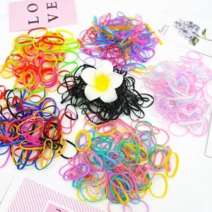 BISA COD F404 Ikat Rambut Polos / Kuncir Rambut Anak / Karet Rambut Wanita Fashion Aksesoris