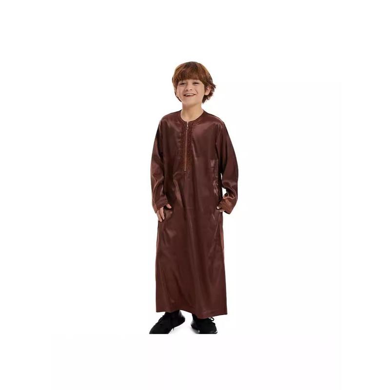 Middle East Dubai Southeast Asia Children's Robe Children's Boys Robe Spot New Th880 Comfortable Hot Sale 1