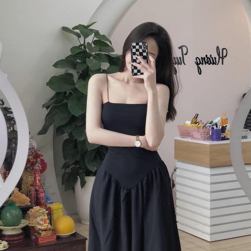 Đầm 2s sợi bún dài 1m3 ( có túi , có mút ) Nữ Women