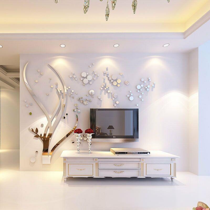 Product Introduction of Tree Branch 3D Pattern Wall Sticker, 1 Count Self Adhesive Wall Decal, Wall Art Decorative Sticker for Home Living Room Bedroom 4