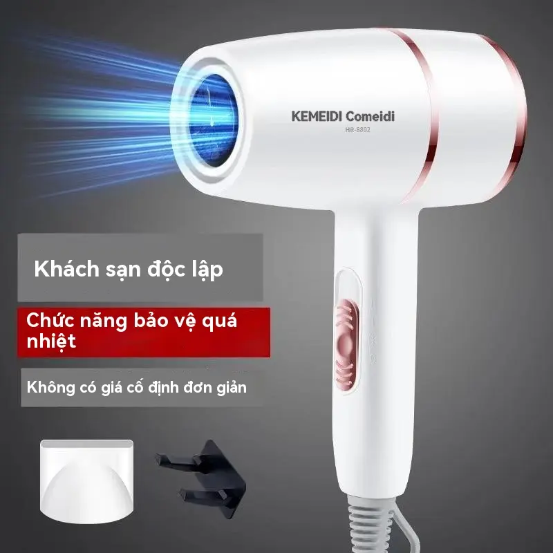 Máy Sấy Tóc, Treo Tường Không Cần Đục Lỗ, Công Suất Cao, Máy Sấy Tóc Điện, Thích Hợp Cho Ký Túc Xá Sinh Viên 4