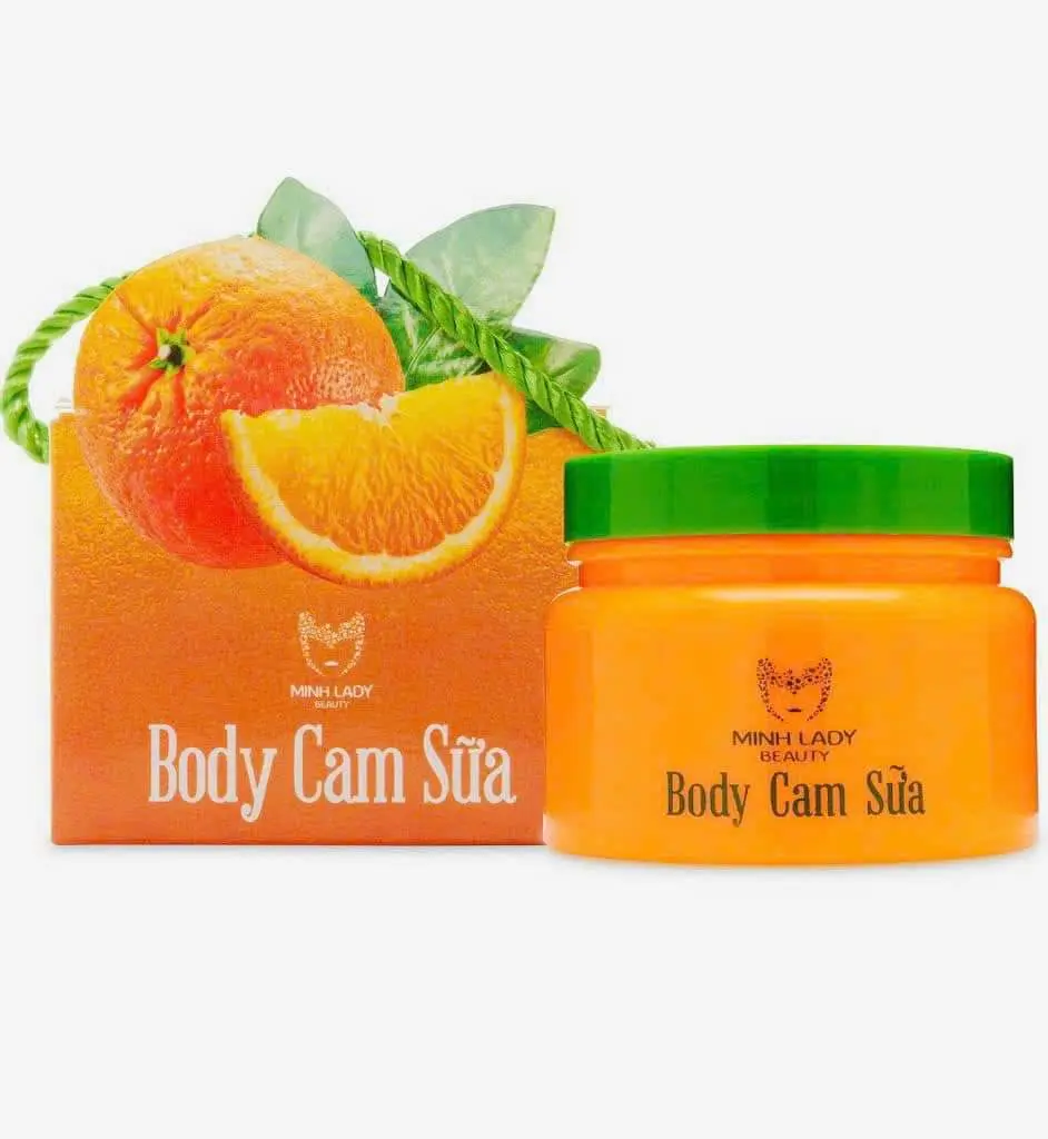 Kem Body Cam sữa MINH LADY BEAUTY 150g , Làm Đẹp Da Dưỡng Body Dưỡng Da Body