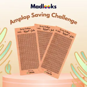 (5pcs) Bisa Mix Amplop Saving Challenge