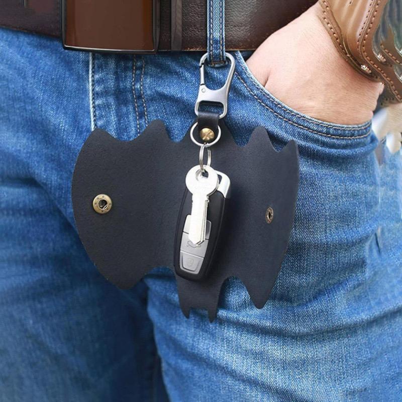 Creative Bat Design Car Keychain, 1 Count Fashionable Protective Keychain for Men & Women, Universal Gift Keychain for Car, Key, Backpack 5