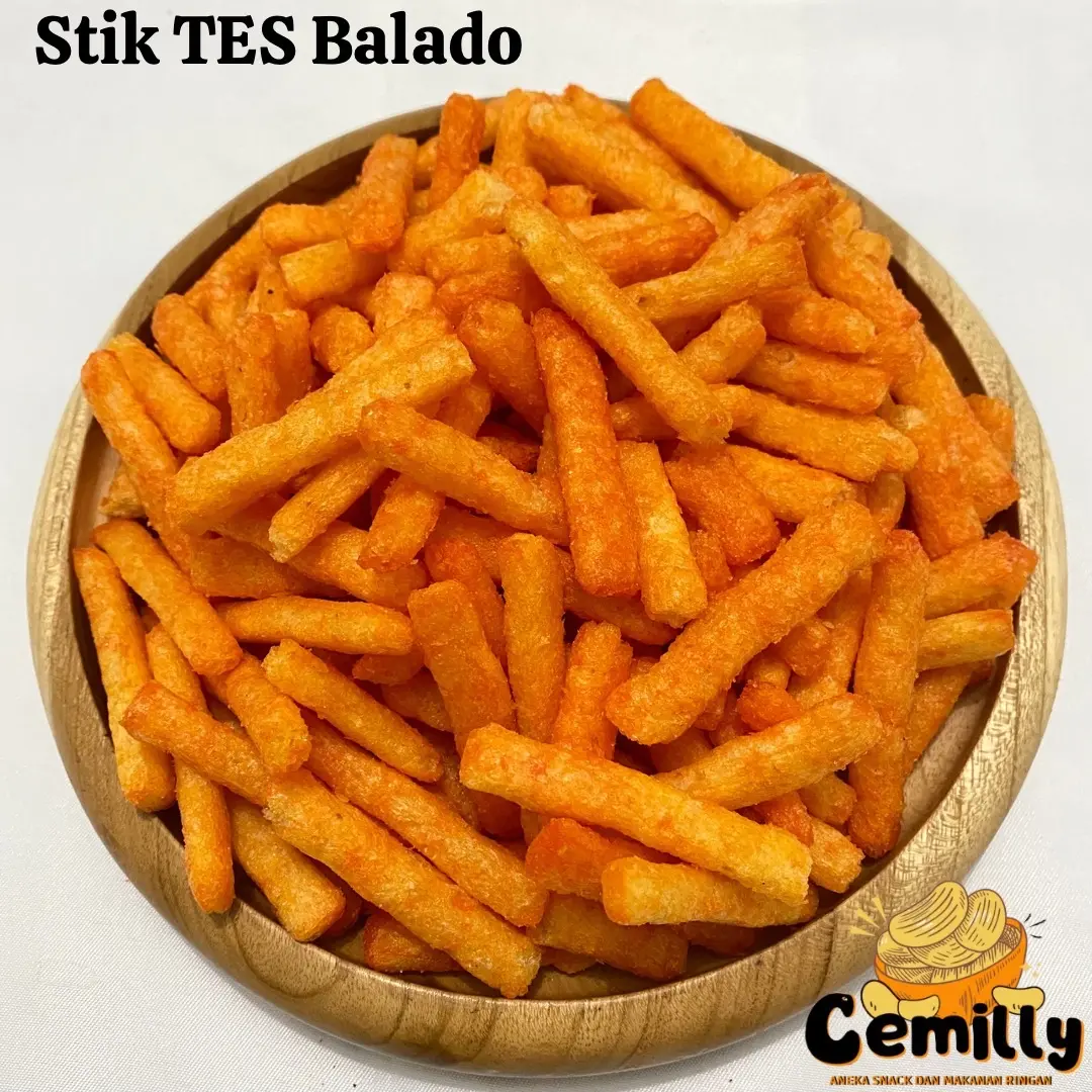 [CEMILLY] 1Kg/500gr STIK Balado/Keju TES Cemilan Snack Kiloan