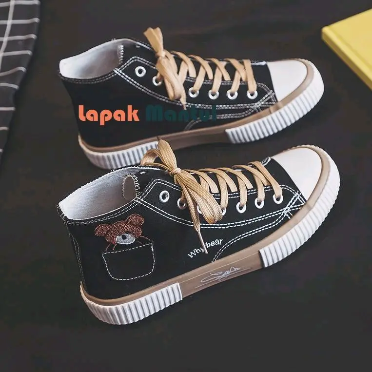 Sepatu Sekolah Anak Perempuan Motif Beruang Termurah Sepatu Botts keren 4