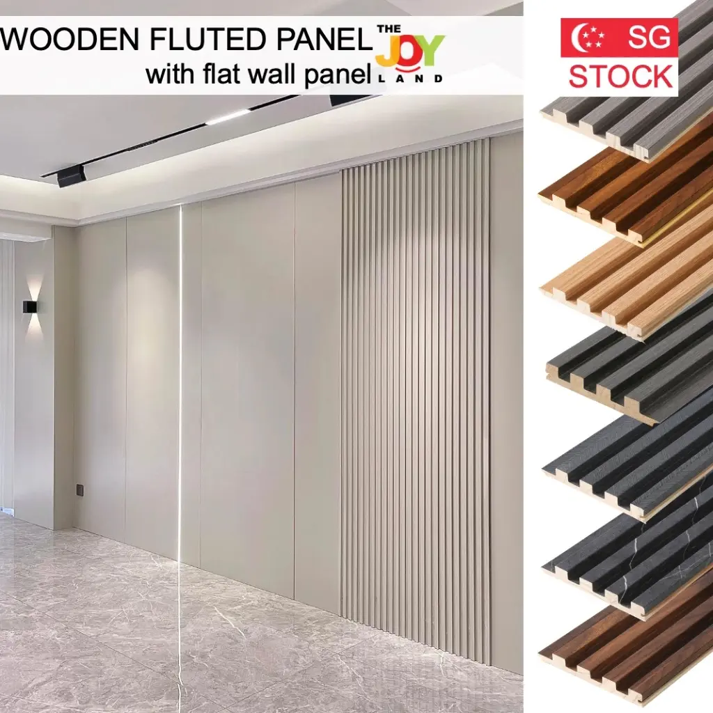 [Local] Partition panel wood panel wall partition fluted wall panel fluted panel home decoration wood panel