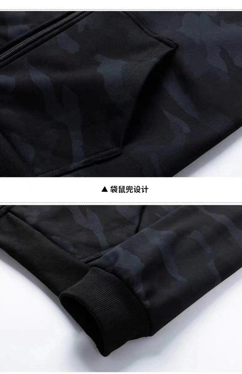 Product Introduction of Bộ Đồ Thể Thao Đi Chơi Cho Nam, Bộ Sưu Tập Mùa Xuân Và Mùa Thu, Ngoại Cỡ, Áo Len Rằn Ri, Bộ Đồ Chạy Bộ, Quần Rằn Ri Trẻ Trung, Bộ Đồ Hai Mảnh 6