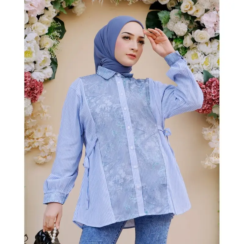 EXTU HERITAGE NAYA BLOUSE ATASAN KEMEJA SALUR (21303,21383) 1