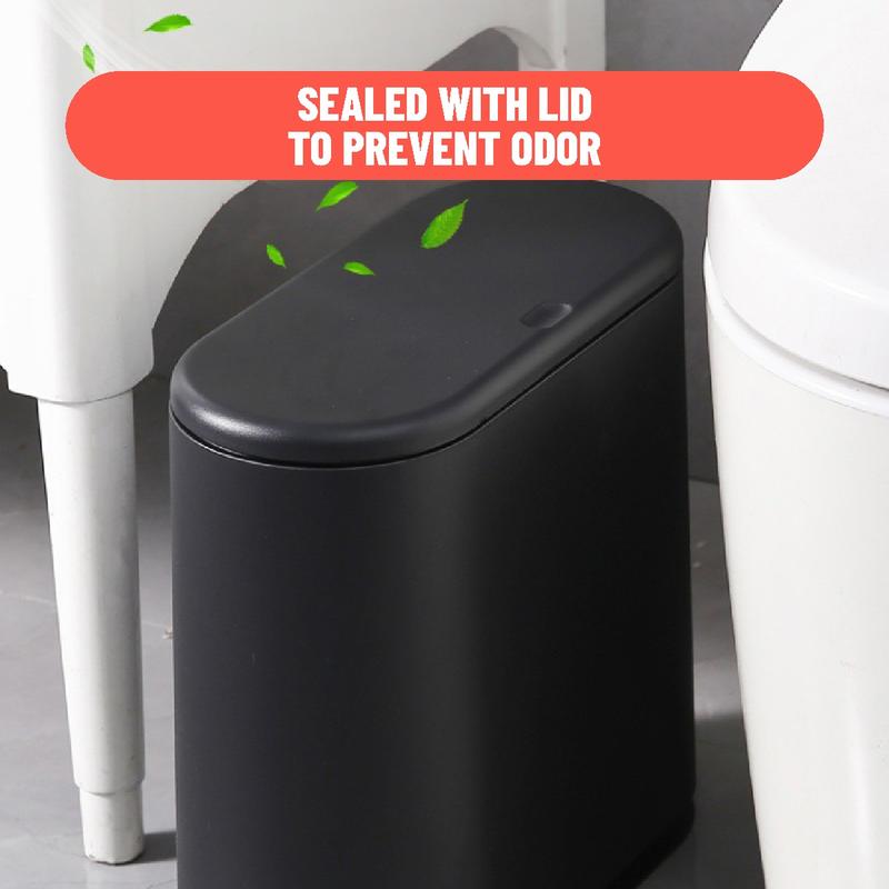 Product Introduction of Koala Home Rubbish Bin-for Bathroom/Toilet/Kitchen/Living Room Slim Gap Trash Can Waste Bin Dustbin Trash Bin 8