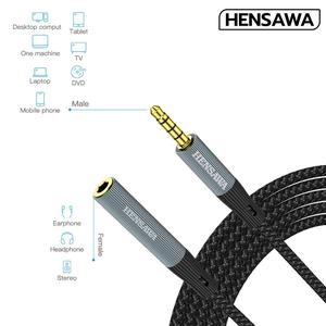 HENSAWA รุ่น AD149 สายAUX สายเพิ่มความยาว 3.5mm Male to Female Gold Plated สายถัก สายยาว 1m